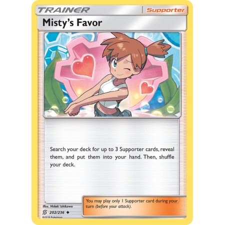 Misty's Favor (Reverse Holo)