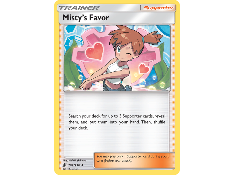 Misty's Favor (Reverse Holo)