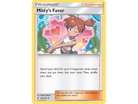 Misty's Favor (Reverse Holo)