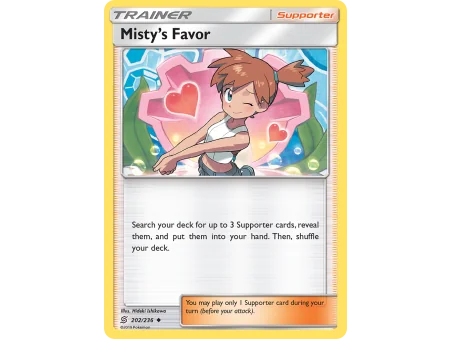 Misty's Favor (Reverse Holo)