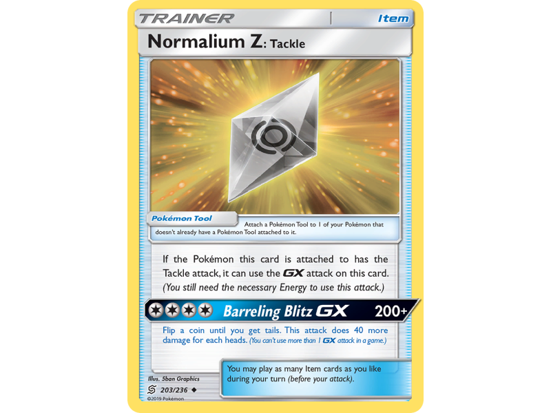Normalium Z: Tackle (Reverse Holo)