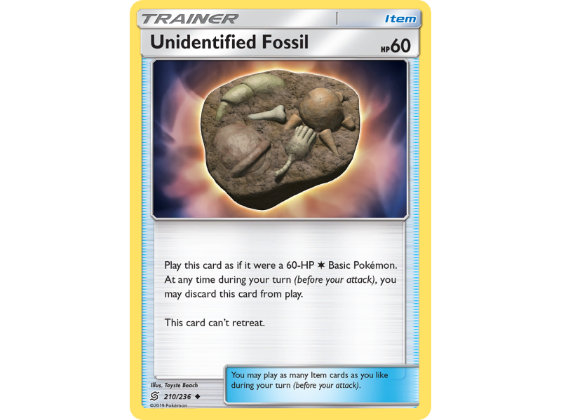 Unidentified Fossil (Reverse Holo)