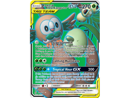 Rowlet & Alolan Exeggutor-GX