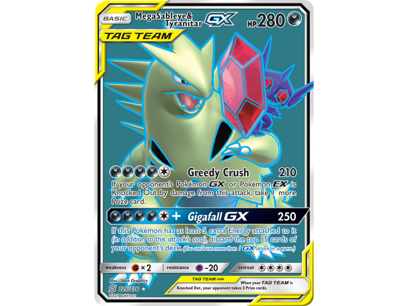 Mega Sableye & Tyranitar-GX