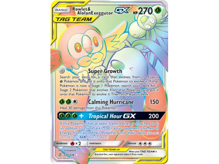 Rowlet & Alolan Exeggutor-GX