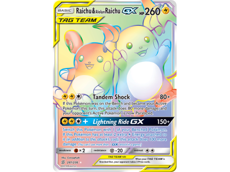 Raichu & Alolan Raichu-GX