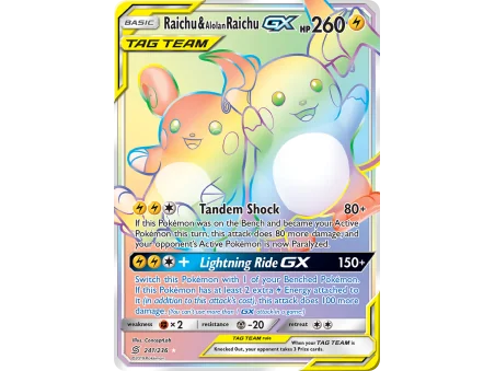 Raichu & Alolan Raichu-GX