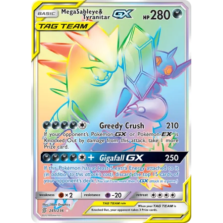 Mega Sableye & Tyranitar-GX