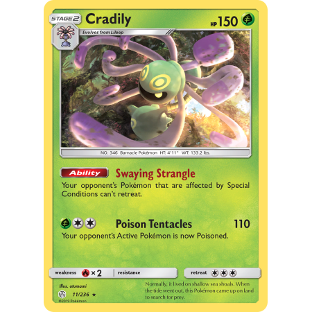 Cradily (Reverse Holo)