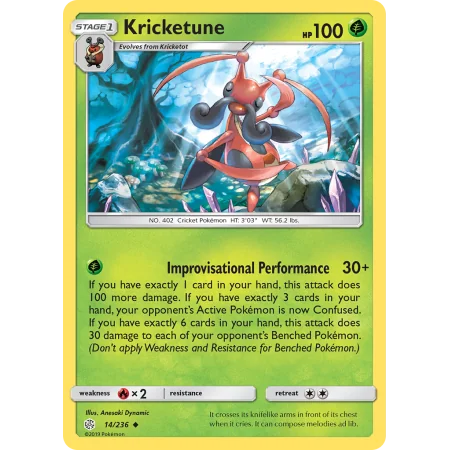 Kricketune (Reverse Holo)