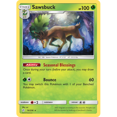 Sawsbuck (Reverse Holo)