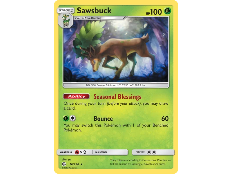 Sawsbuck (Reverse Holo)