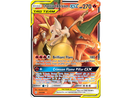 Charizard & Braixen-GX (Holo)
