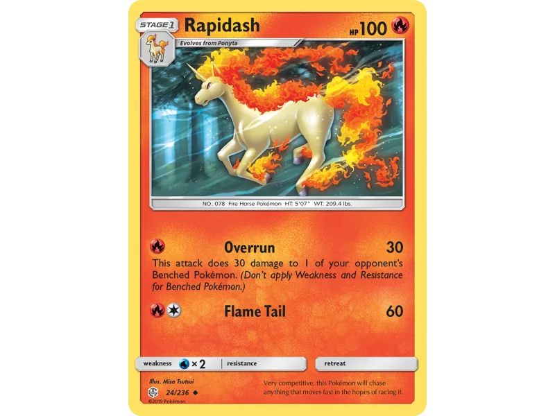 Rapidash (Reverse Holo)