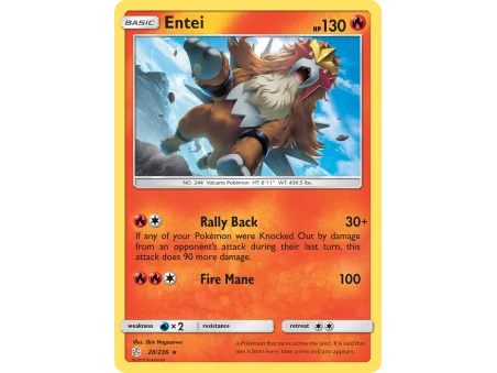 Entei (Reverse Holo)