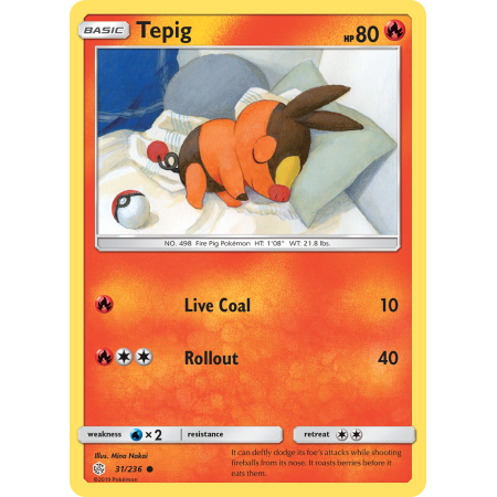 Tepig (Reverse Holo)