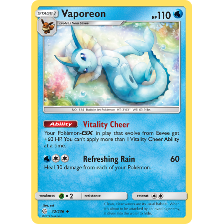 Vaporeon (Reverse Holo)