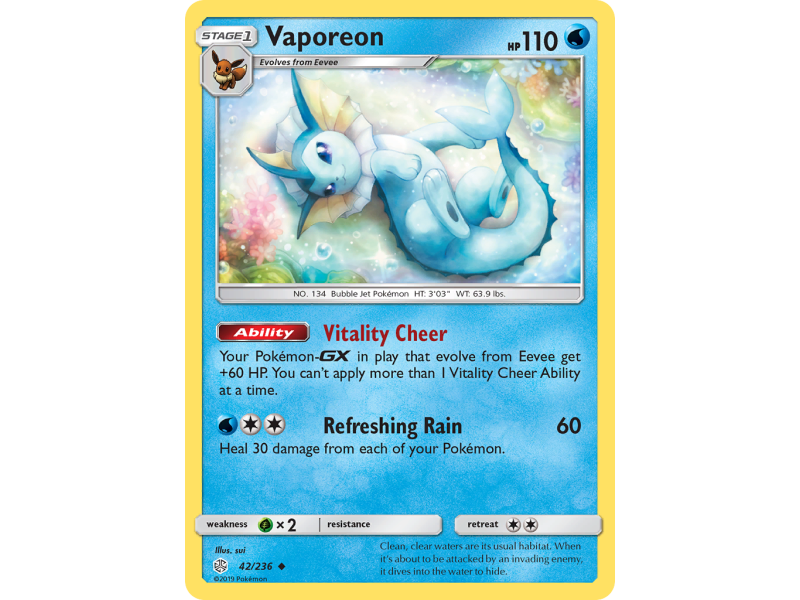 Vaporeon (Reverse Holo)