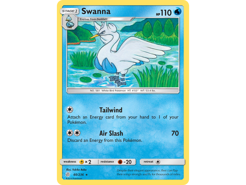 Swanna (Reverse Holo)