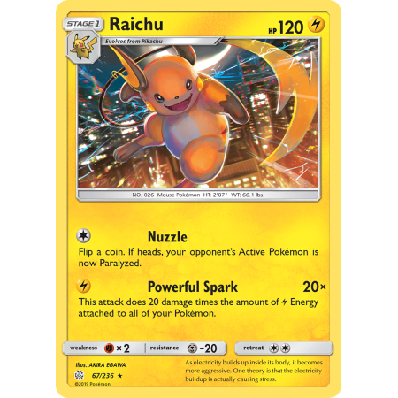 Raichu (Reverse Holo)
