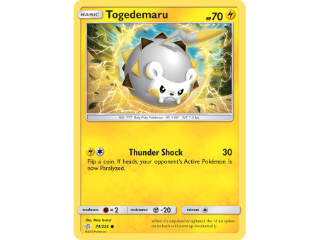Togedemaru (Reverse Holo)