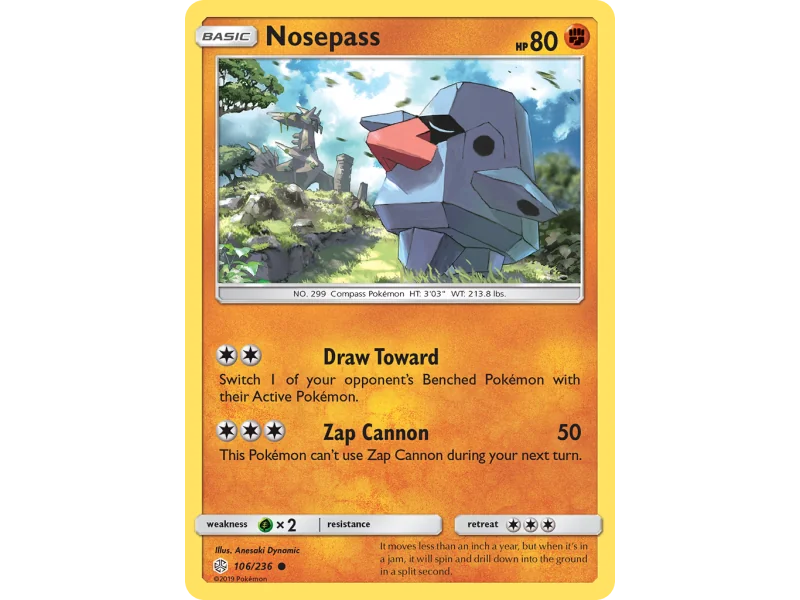 Nosepass (Reverse Holo)