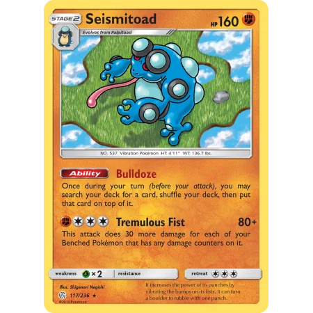 Seismitoad (Reverse Holo)
