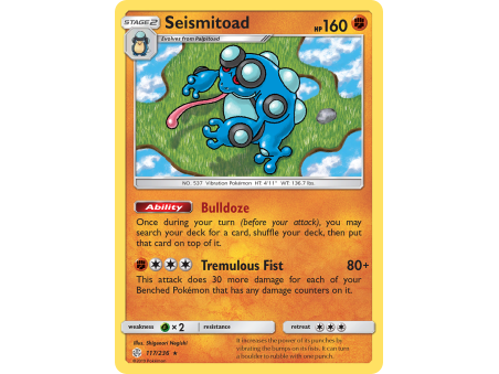 Seismitoad (Reverse Holo)