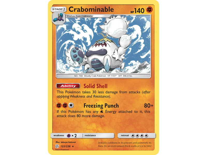 Crabominable (Reverse Holo)
