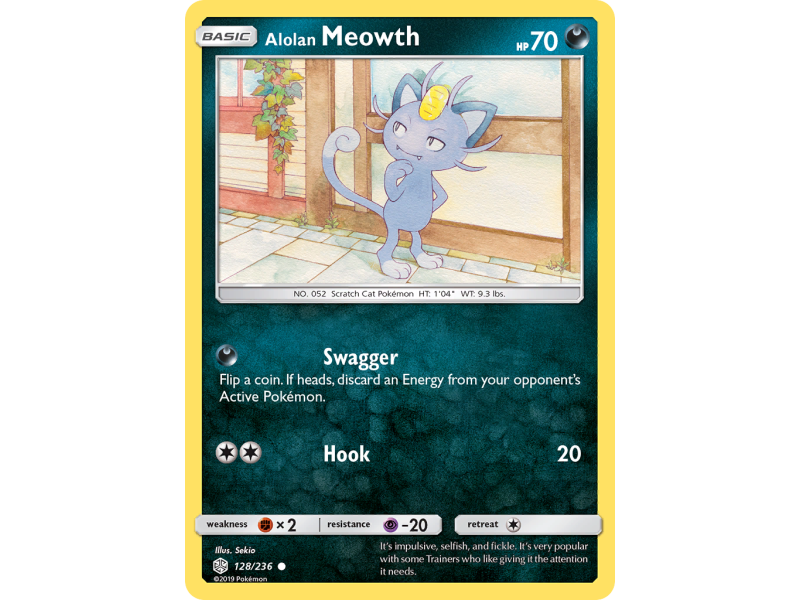 Alolan Meowth (Reverse Holo)