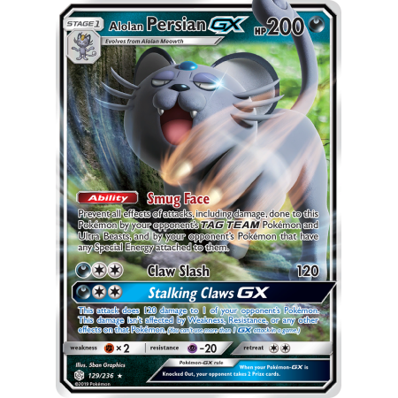 Alolan Persian-GX (Holo)