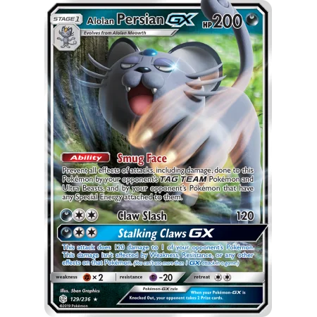 Alolan Persian-GX (Holo)