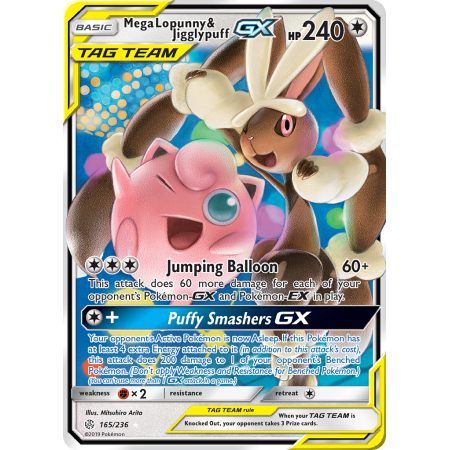 Mega Lopunny & Jigglypuff-GX (Holo)