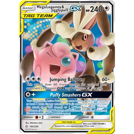Mega Lopunny & Jigglypuff-GX (Holo)