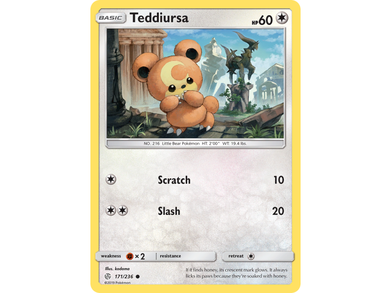 Teddiursa (Reverse Holo)