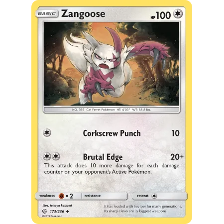 Zangoose (Reverse Holo)