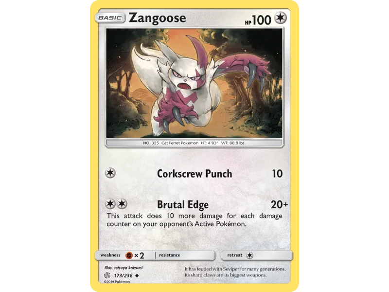 Zangoose (Reverse Holo)