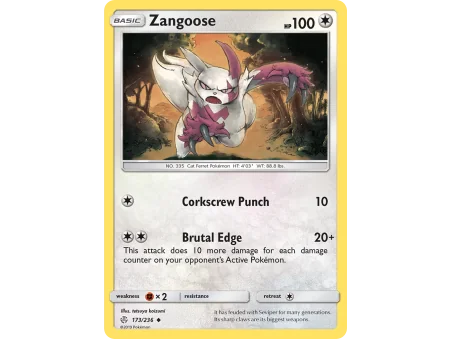 Zangoose (Reverse Holo)