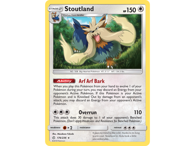 Stoutland (Reverse Holo)