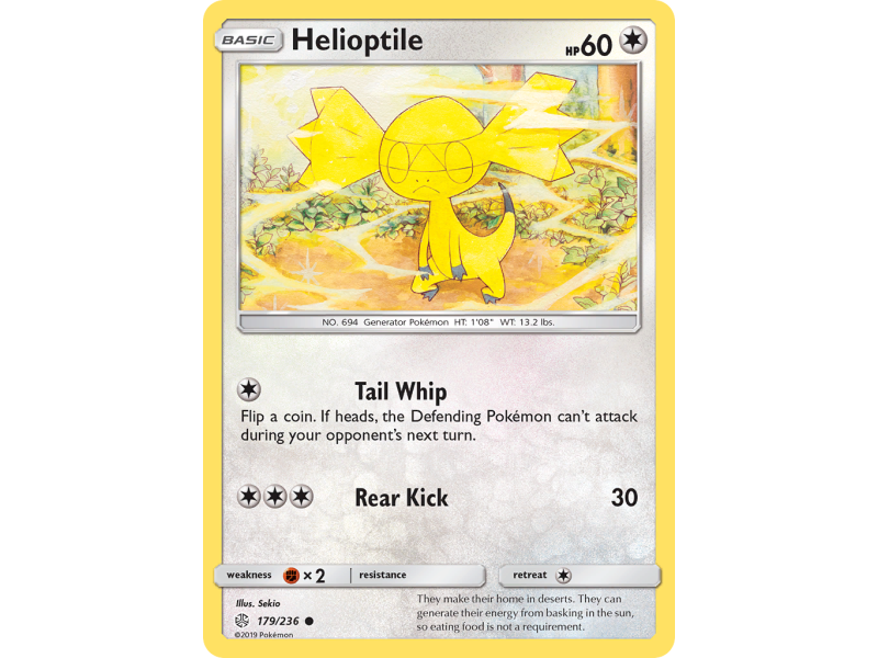 Helioptile (Reverse Holo)