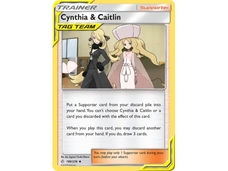 Cynthia & Caitlin (Reverse Holo)