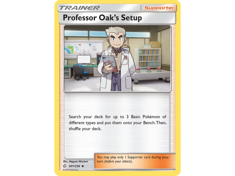 Professor Oak's Setup (Reverse Holo)