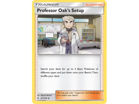 Professor Oak's Setup (Reverse Holo)