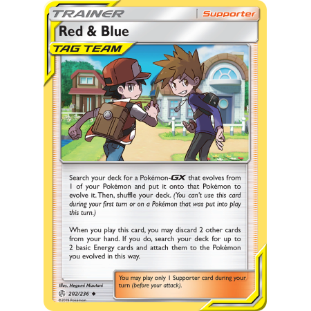 Red & Blue (Reverse Holo)