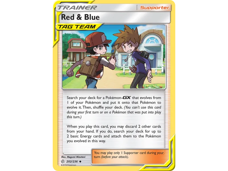 Red & Blue (Reverse Holo)