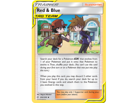 Red & Blue (Reverse Holo)