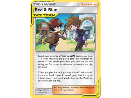 Red & Blue (Reverse Holo)