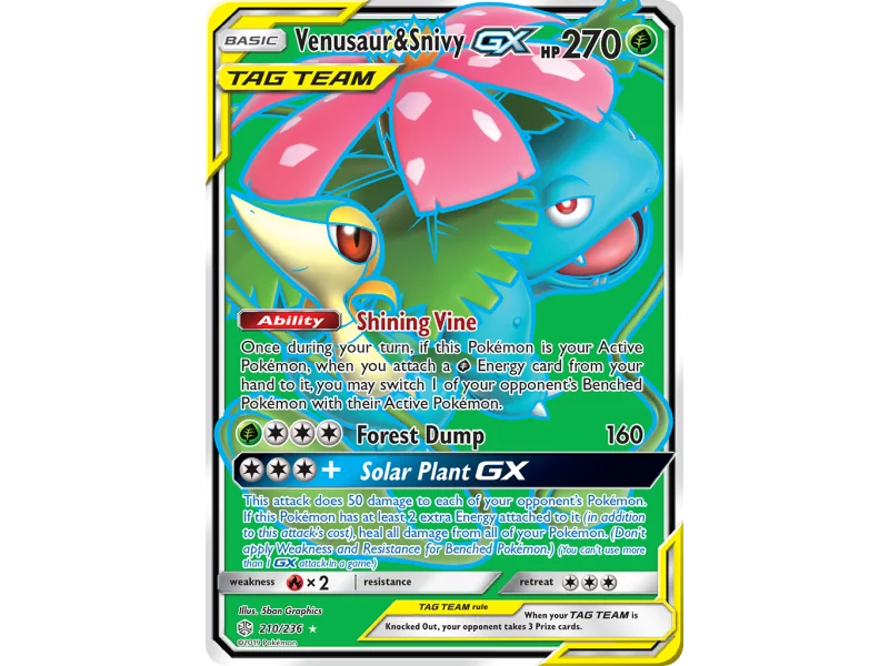 Venusaur & Snivy-GX