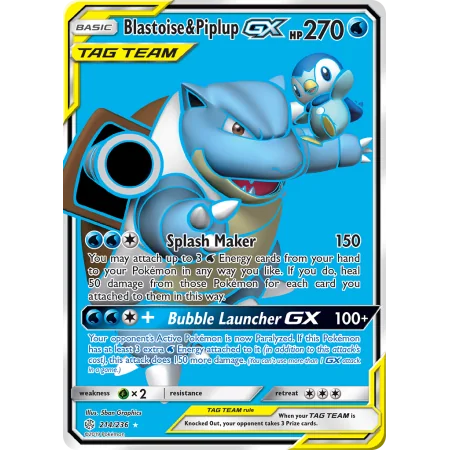 Blastoise & Piplup-GX