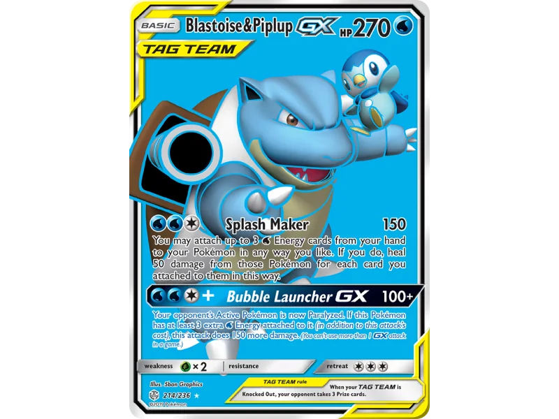 Blastoise & Piplup-GX